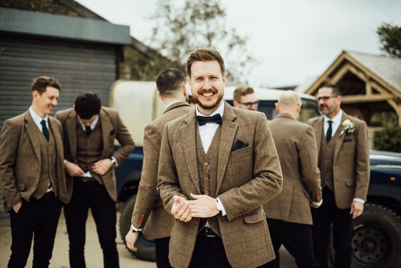Dapper looks for autumn wedding
